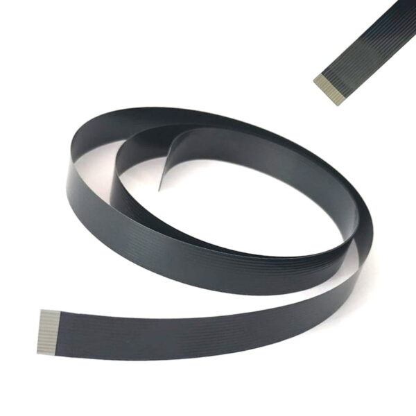 Image of 12 Pin 1MM 800MM Pitch Scanner Cable Black For Canon 3010 4412 4300 Printer frontview